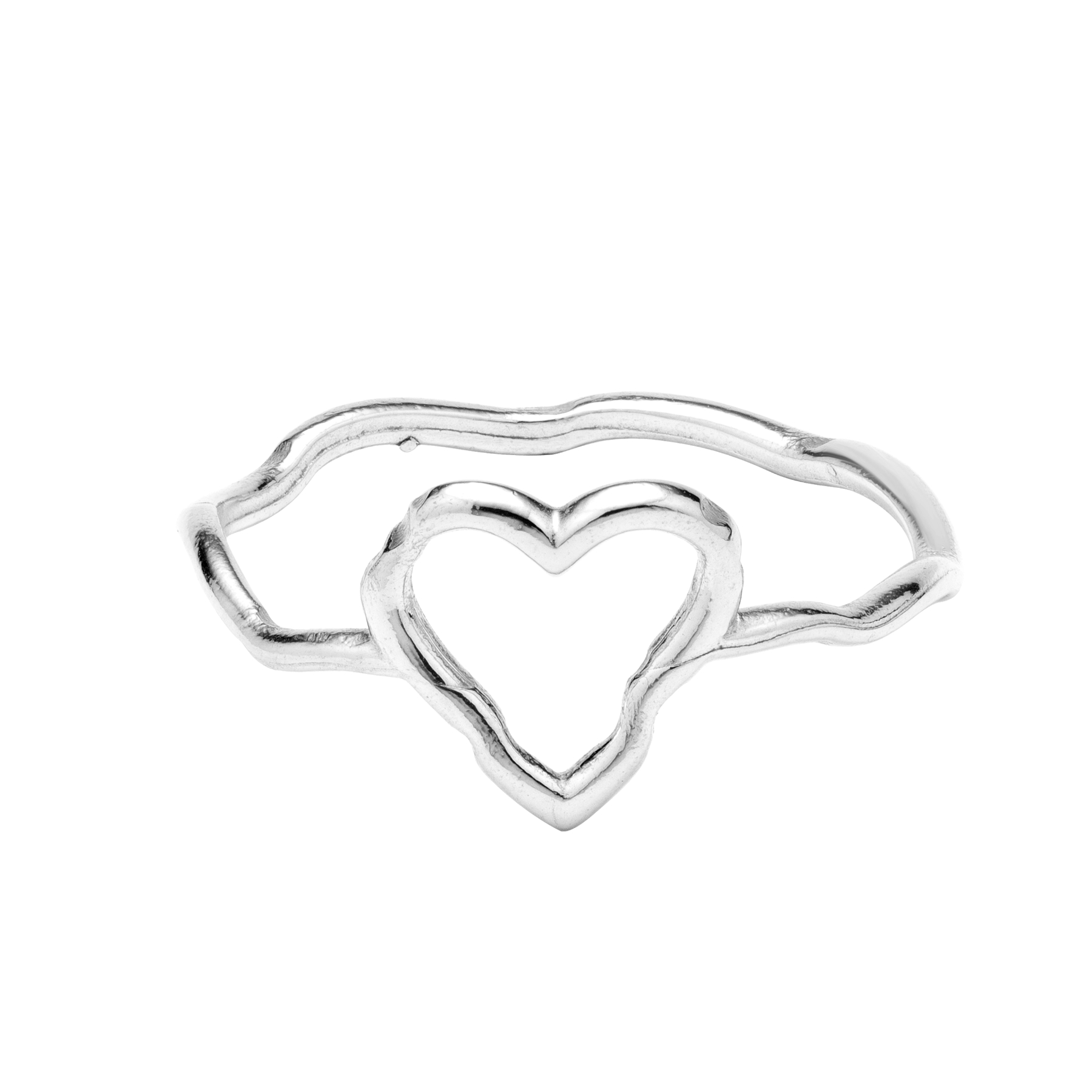 Sterling silver heart ring RARE